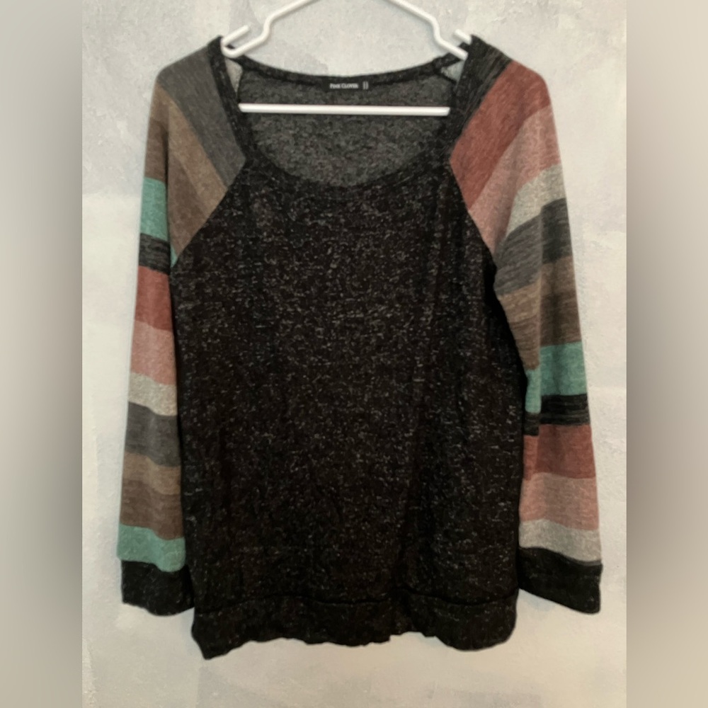 Pink Clover Multicolor Striped Top